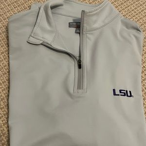 LSU peter millar performance pullover. Size small mens